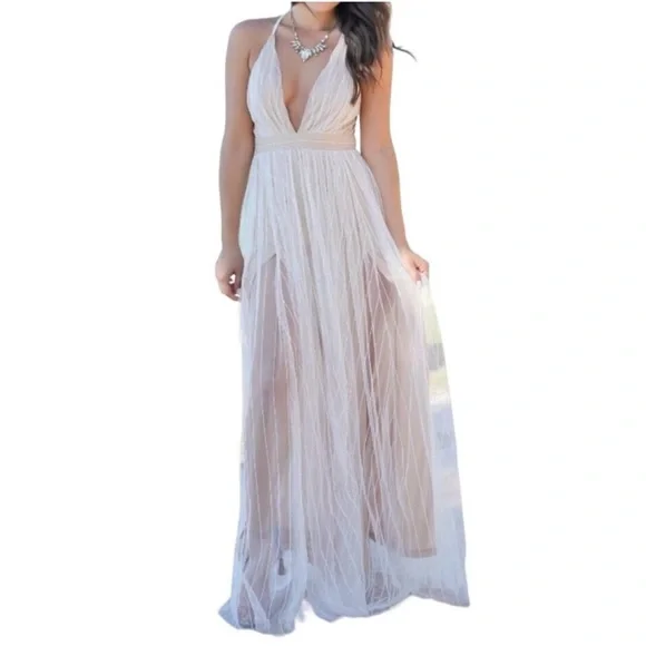 chinese dress ladies Floral Maxi Dress, Adjustable Straps, Lightweight Pleated Chiffon Blend main image 0